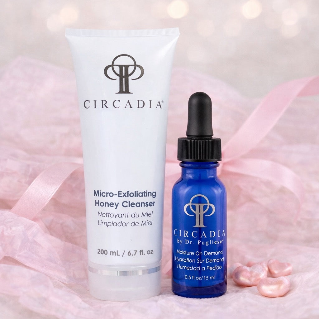 Hydration Glow kit - Micro Exfoliating Honey Cleanser + Moisture On Demand