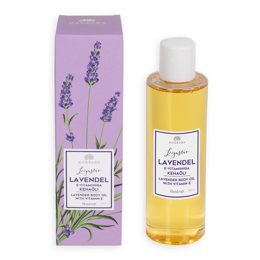 Lavendel kroppsolja med Vitamin E - 200 ml